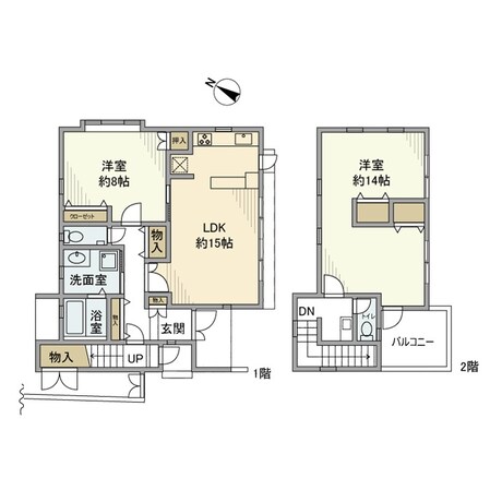 白幡南町戸建の物件間取画像